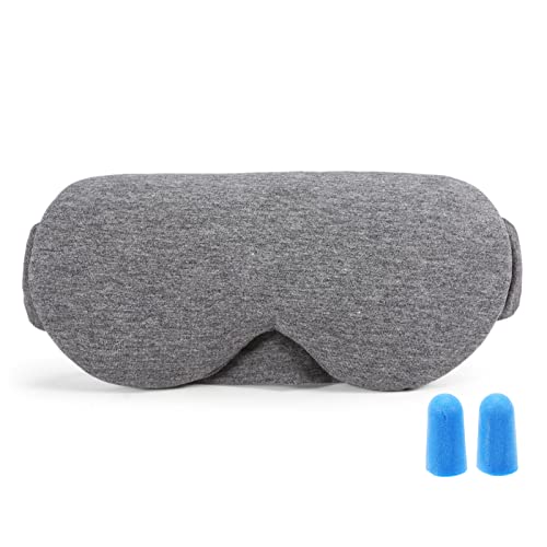 Eastdall Máscara para dormir de algodão Máscara de dormir bloquea...