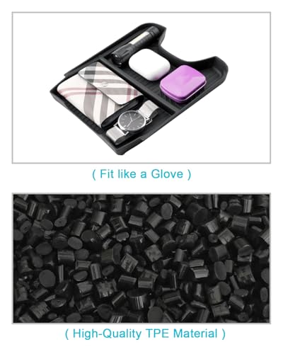 Image of CDEFG 2Pcs for 2023 2024 2025 2026 2027 HR-V Center Console Organizer Tray | for 2023-2026 2027 Honda HRV HR-V Accessories Middle & Lower Console Tray Storage Box Floor Tray Sunglasses Holder