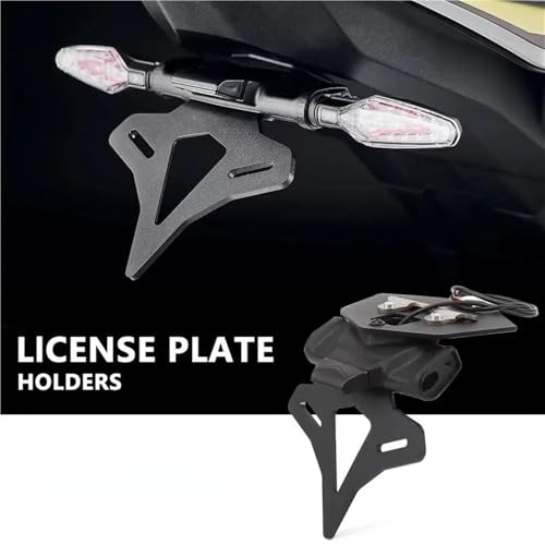 Support Plaque d'Immatriculation LED S1000RR avec Feu Arrière Moto Stop
