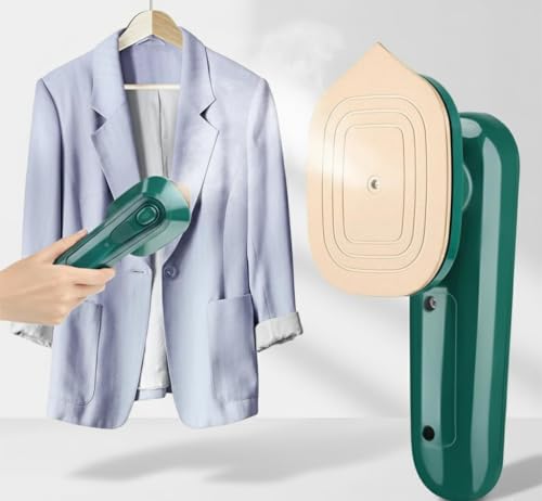 Image of Mini Portable Steam Iron for Clothes - Handheld Garment Steamer Supports Dry & Wet Ironing | Travel Iron for Home, Office & Trips | Compact Steam Press - Perfect For Gifting