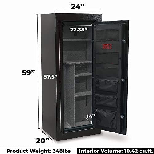 Sports Afield SA5924P Preserve (24-Gun) Fire/Waterpoof Safe
