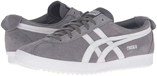Onitsuka Tiger Tênis masculino da moda Delegation do México, Cinza/branco, 11