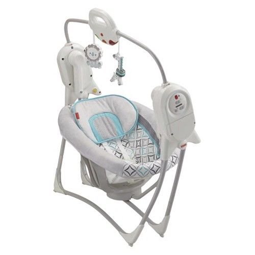 fisher price swing with lights