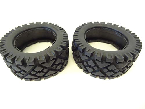 King Motor RC Buggy All Terrain Front Tires (Set of 2) Fit HPI Baja 5B 2.0 Rovan Desert Buggy