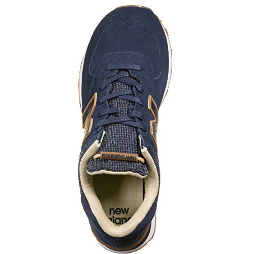 Image of new balance Men's 574 Navy Running Shoes-9.5 UK (10 US) (ML574SOH)