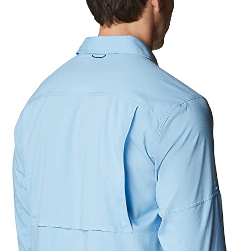 Image of Columbia Men's Silver Ridge Utility Lite Long Sleeve, Jet Stream, XX-Large