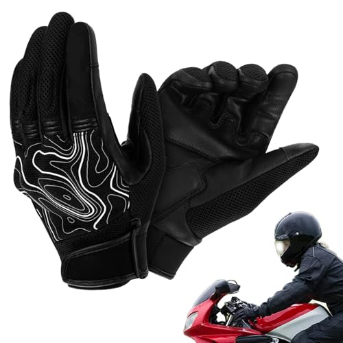 Guantes completos de ciclismo de dedo, guantes de ciclismo antideslizante | Ciclismo Guantes de invierno de invierno Anti -Slip,Accesorios deportivos de Racing Mitts de carreras de motos de choque par