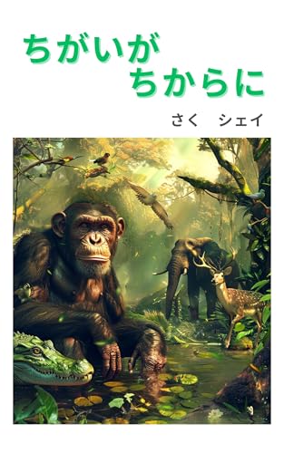 ちがいがちからに: ミッドジャーニーとCanvaで画像作成したAI絵本*動物達の勇気と友情の物語*4歳から8歳向け*