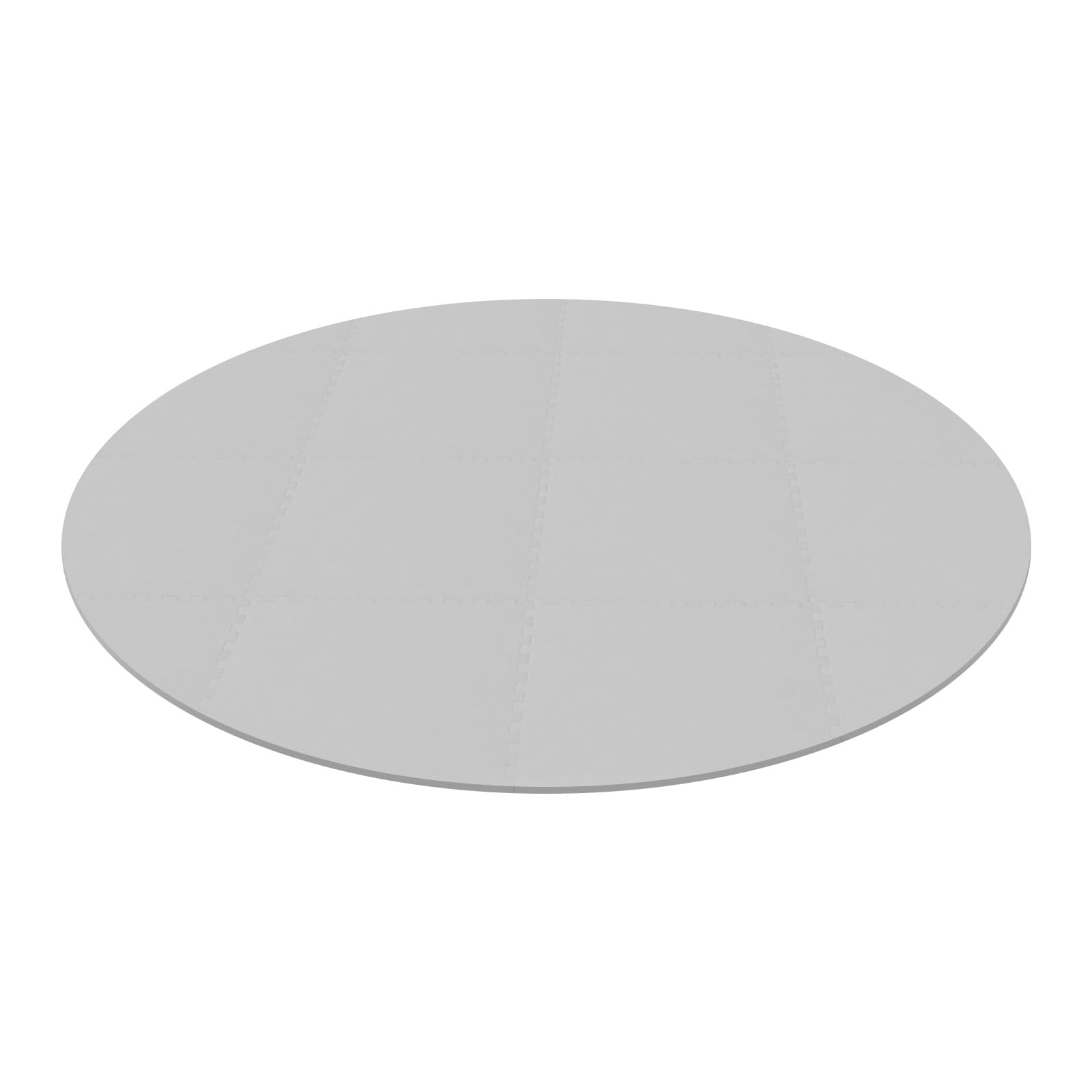 Eva Tapis de bain à remous 196 cm, épaisseur 12 mm, sous-couche antidérapante, tapis de protection du sol, tapis de protection du sol, tapis pour piscine extérieure, gris