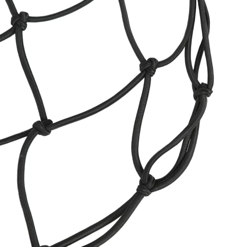 Fsbnjks 3 X 4 Ft Cargo Net Heavy Duty Mesh Square Bungee Netting With 12 Hooks 12 Black Clips And Storage Bag For Truck Bed Suv #TOP4