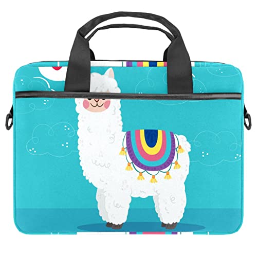 Sac à bandoulière en alpaga pour ordinateur 14 pouces sacoche multicolore