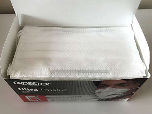crosstex international gcfcxsf crosstex ultra sensitive earloop mask