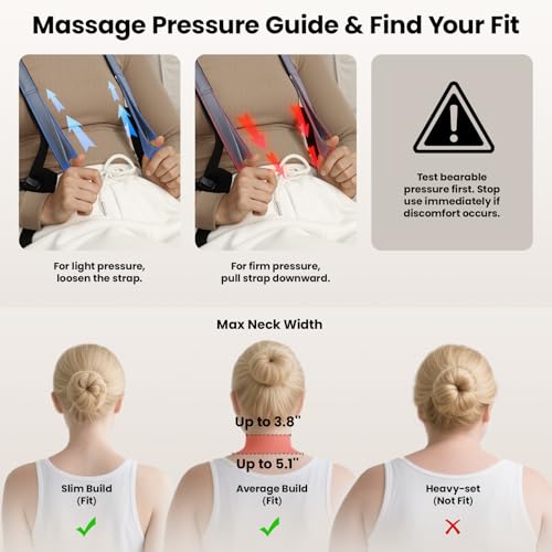 Image of BOB AND BRAD iNeck Pro Cordless 4D Shiatsu Neck Massager with Heat for Pain Relief, FSA Eligible HSA Deep Tissue Kneading for Neck, Shoulder & Back, 190 Min Long Battery Life, for Office, Travel Gifts