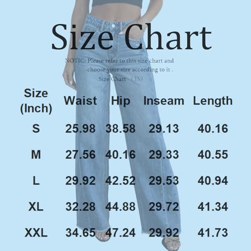 Straight Leg Jeans for Women Mid Rise Baggy Stretchy Jeans Trendy Fall Casual Loose Fit Denim Pants with Pocket3