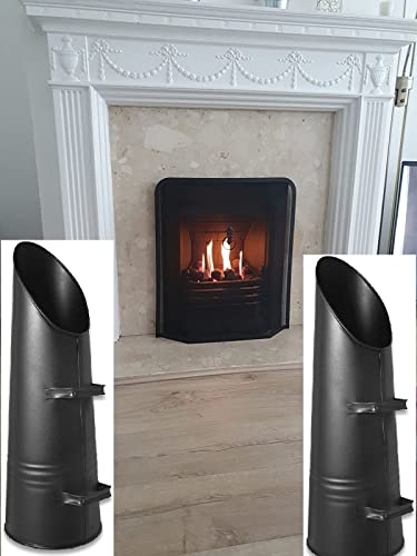 Unibos Have Duty Fireside Ash Carrier Galvanised Metal Hot Tidy Box Container Fireplace Pan Bucket Bin Ash Storage Box New Black - Image 8