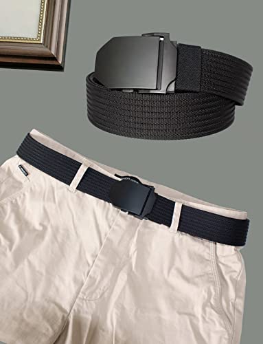 Nylon Belts For Men, Web Belt For Men, Mens Nylon Belt 1.5Inch Width Webbing Alloy Buckle Easy To Fit #TOP2