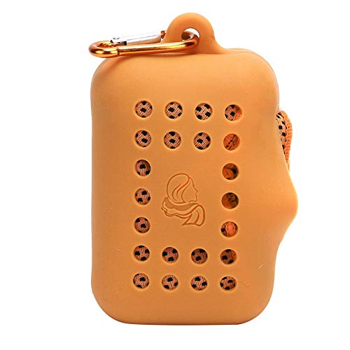 Doact Summer Outdoor Ice Cold Instant Cooling Towel Running Gym Sport Yoga Towel Ice Towel Sport Cooling Towel(orange)