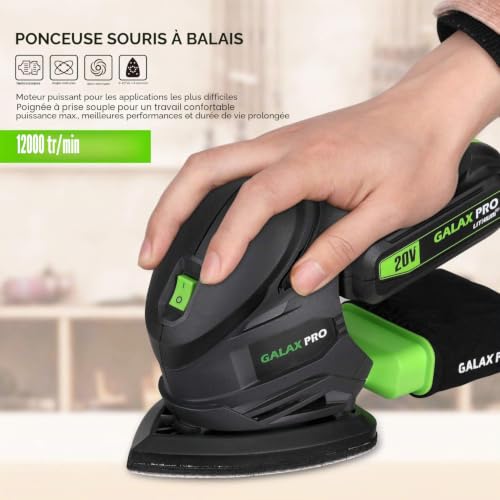 GALAX PRO Ponceuse multifonctions sans fil 20 V,Ponceuses de Détail – vue 4