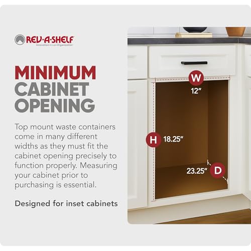 Contenedor doble de basura extraíble 27 qt plateado miniatura 4