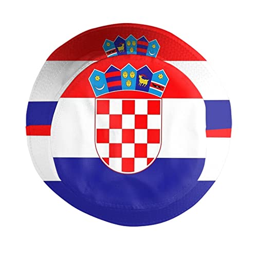 Sombrero tipo bucket bandera de Croacia para mujer y hombre miniatura 4