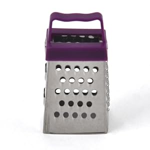 Purple Vegetables Shredder Easy To Use Convenient Stainless Steel Rust Resistant Safe Cheese Grater Kitchen Gadgets Graters Peelers