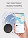 Tracker Tags for Android & iOS, Key Finder Tracking Device Smart Tracker Tag for Luggage, Wallet, Bike, Bags - Both Works with Apple Find My & Google's Find Hub - 2 Pack