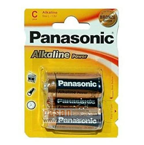 Pilas alcalinas Panasonic LR14 1.5V (C) 2 uds.