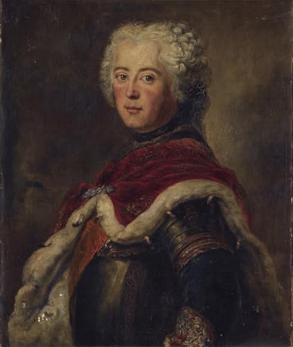 Impressions d'art Frédéric II de Prusse Antoine Pesne pour Décoration Chambre Raffinée