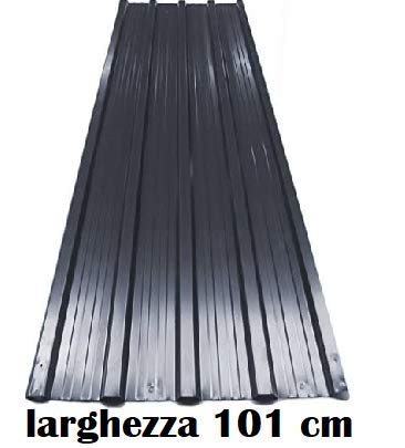 LAMIERA GRECATA CM250X101 MARRONE TESTA DI MORO KIT 3 PZ