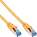 Produktbild InLine® Patchkabel, S/FTP (PiMf), Cat.6A, 500MHz, halogenfrei, Kupfer, gelb, 0,25m