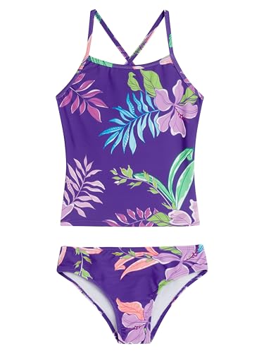 Image of Kanu Surf Girls' Melanie Beach Sport 2-Piece UPF 50+ Banded Tankini