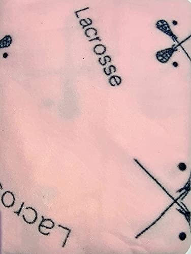 Flexer Lacrosse Blanket Pink, Girls Lacrosse Fleece Blanket, Girls Lacrosse Blanket, Lax Blanket, Lax Gift, Lacrosse Gift