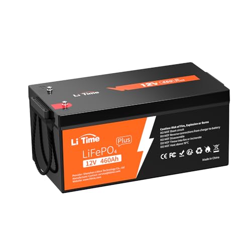 LiTime 12V460Ah リン酸鉄リチウムイオンバッテリー BCIグループサイズ