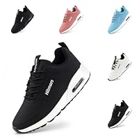 Scarpe da Running Donna Sneakers Scarpe da Ginnastica Camminata Respirabile Basse Platform Jogging Sport Shoes Dwg823 Nero-Bianco EU 40