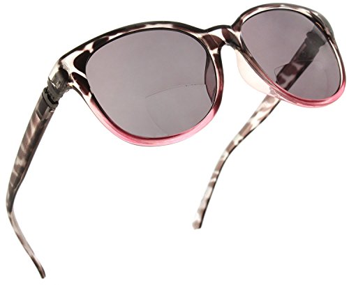 Fiore Bifocal Reading Sunglasses for Women Cat Eye Sunglass Readers Bi Focal Reading