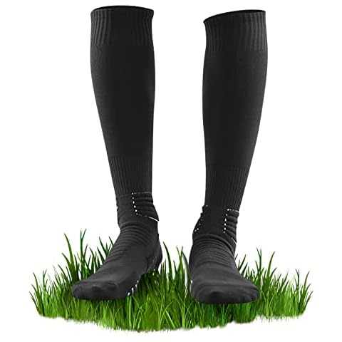 Calcetines Futbol Niño Negro, Calcetines Fútbol Antideslizantes para Niños Cover
