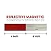 Reflective Magnetic Tape Conspicuity Strips DOT-C2 Approved / Pair