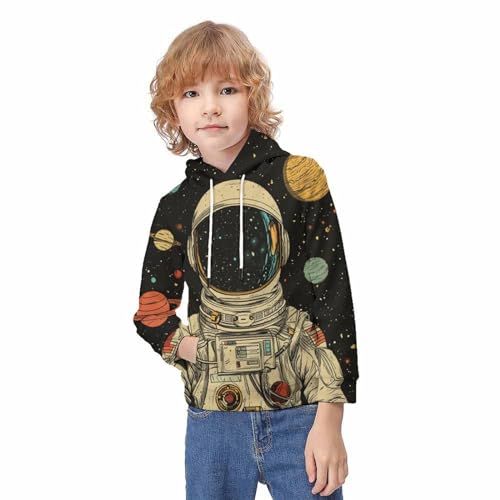 Pull à capuche astronaute pour le collège et les loisirs des garçons - 3