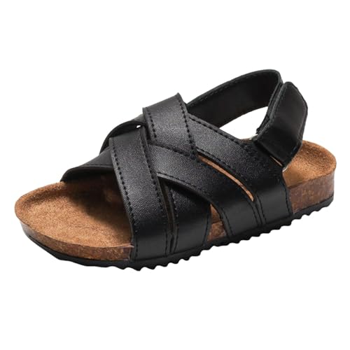 IWIHMIV Sandals for Little Girls Kids Slide Sandals Boys Adjustable Casual Summer Shoes Open Toes for Toddler