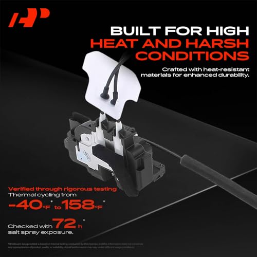 Image of A-Premium Front Right Passenger Side Door Lock Actuator Compatible with Infiniti G35 2005-2007, 2-Door Only