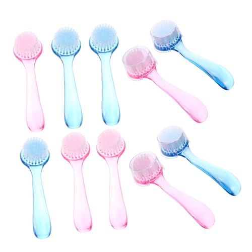 Beaupretty 10pcs Mano Fregado De La Mano De La Mano De La Limpieza Del Cepillo De La Limpieza Del Asa Del Cepillo Del Clavo Del Limpiador De Clavos