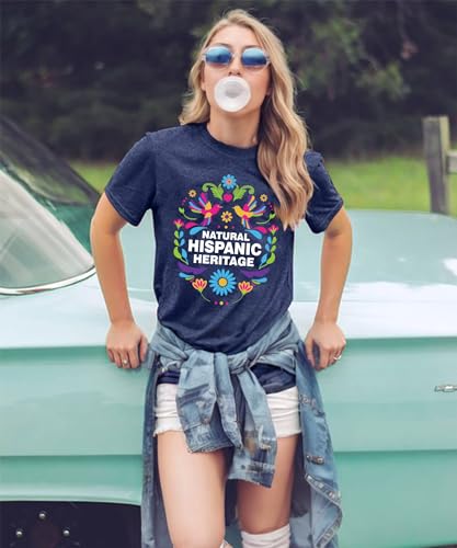 National Hispanic Heritage Month T-Shirt All Latino Strong Woman Latino Culture Celebration Shirts4