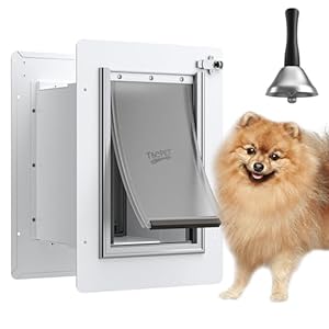 Tbc Pet Hundeklappe Wand Stahlrahmen Td01S
