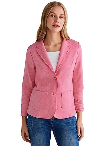 STREET ONE Damen A211816 Sweatblazer, Berry Rose Melange, 38