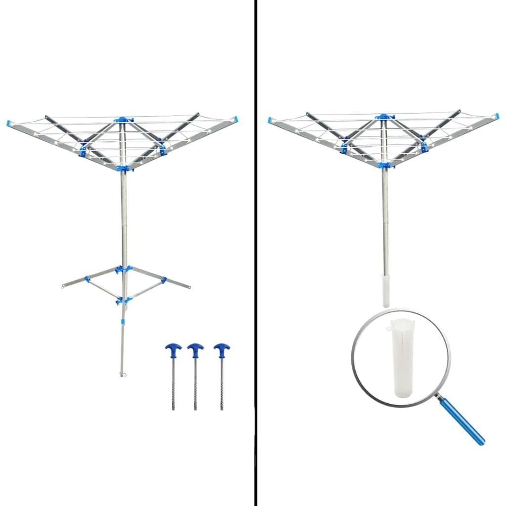 ProPlus Wäschespinne Standfuß inkl. 3 Zeltheringe