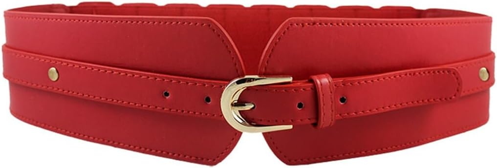 JSEIAJB Belt women's casual with skirt coat decoration duvet elastic wide waist seal