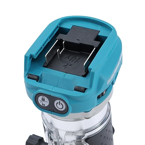 KATSU FIT-BAT 18V Brushless Cordless Wood Trimmer Laminator Router Joiners Tool with Trimmer Base, 3 Chucks Collets 1/4", 6mm and 8mm, No Battery and Charger 102770 7 KATSU FIT-BAT 18V Brushless Cordless Wood Trimmer Laminator Router Joiners Tool with Trimmer Base, 3 Chucks Collets 1/4", 6mm and 8mm, No Battery and Charger 102770 - Image 7