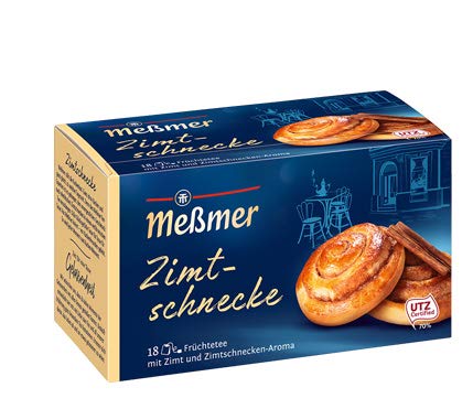 Meßmer Zimtschnecke, 18 Beutel, 10er Pack (10 x 45 g)