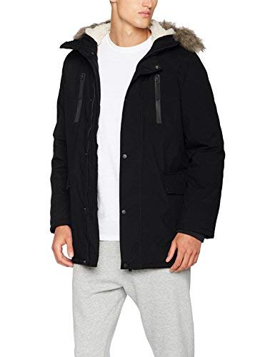 New Look Traditional Parka, Nero (Nero), Small