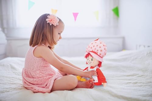 Image of Jay Franco Strawberry Shortcake Plush Pillow Buddy - Super Soft Stuffed Character Pillow - Polyester Microfiber, 18 Inches